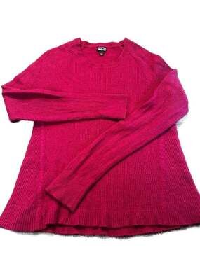 Patagonia Women's Textured Knit Crewneck Sweater Size L Classic Preppy Active